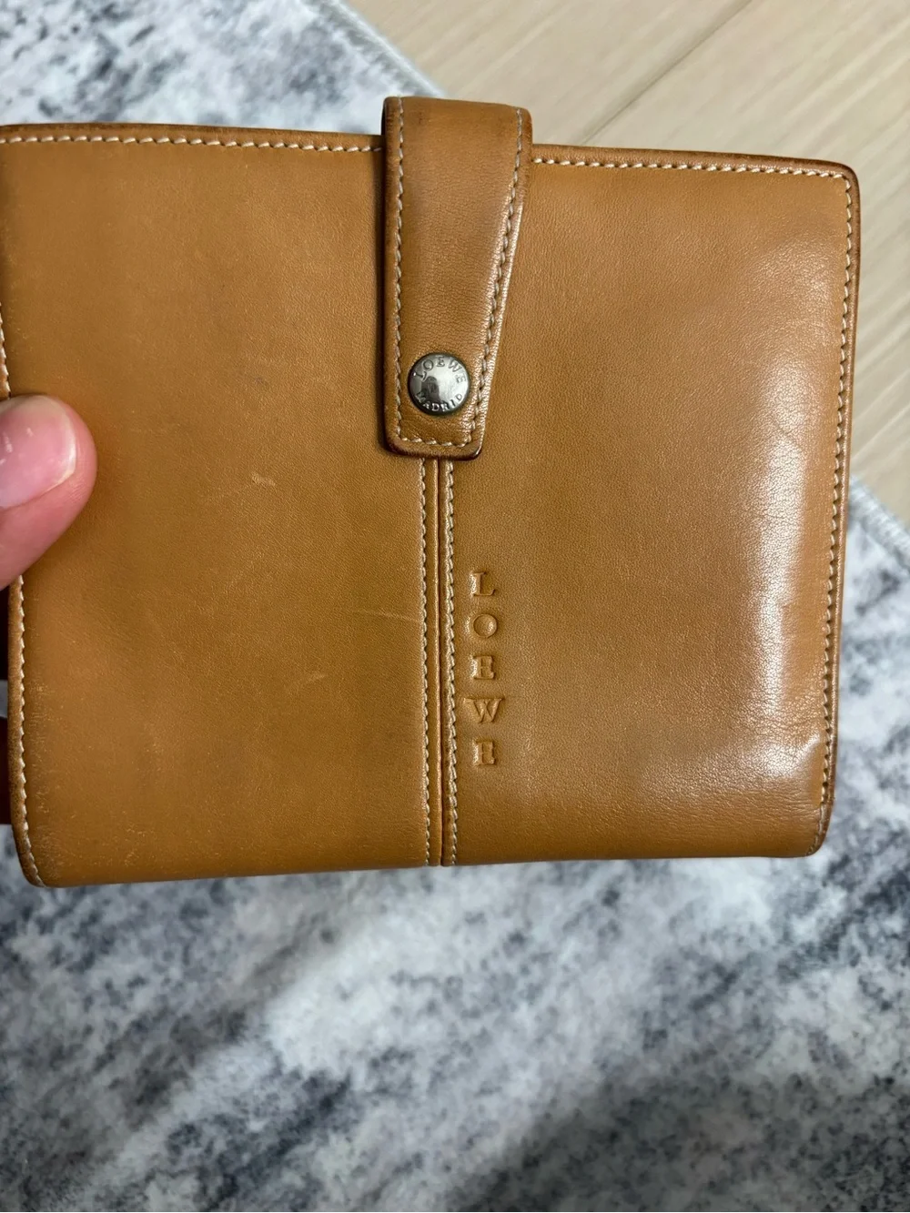 Loewe tan wallet